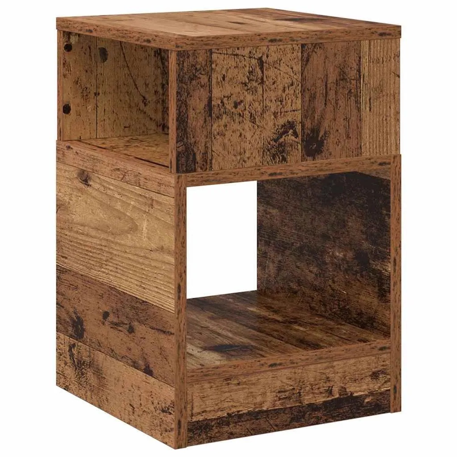 vidaXL Beistelltisch Altholz 30,5 x 30 x 45 cm Holzwerkstoff 890908
