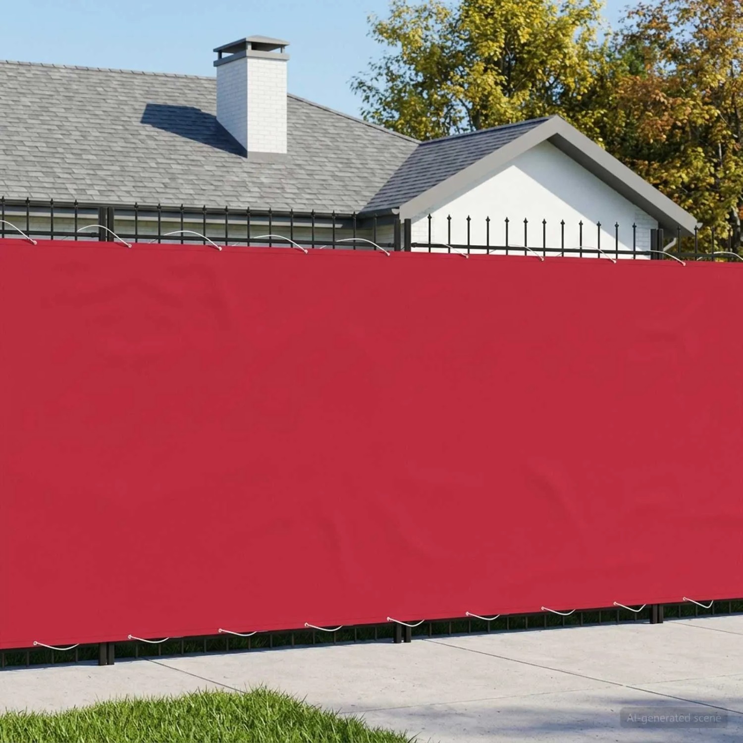 vidaXL Balkon Sichtschutz 200 x 600 cm Stoff mit PU-Beschichtung 42036730