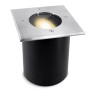 SSC-LUXon Juavi Bodeneinbaustrahler, schwenkbar, IP67, mit LED 3W warmweiß, silber.
