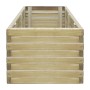 Rechteckiges vidaXL Hochbeet aus Holz, 100x50x40 cm, ideal für Garten, Balkon und Terrasse.