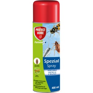 Protect Home FormineX Spezialspray 400ml gegen Ungeziefer, mit Sprührohr für Fugen.