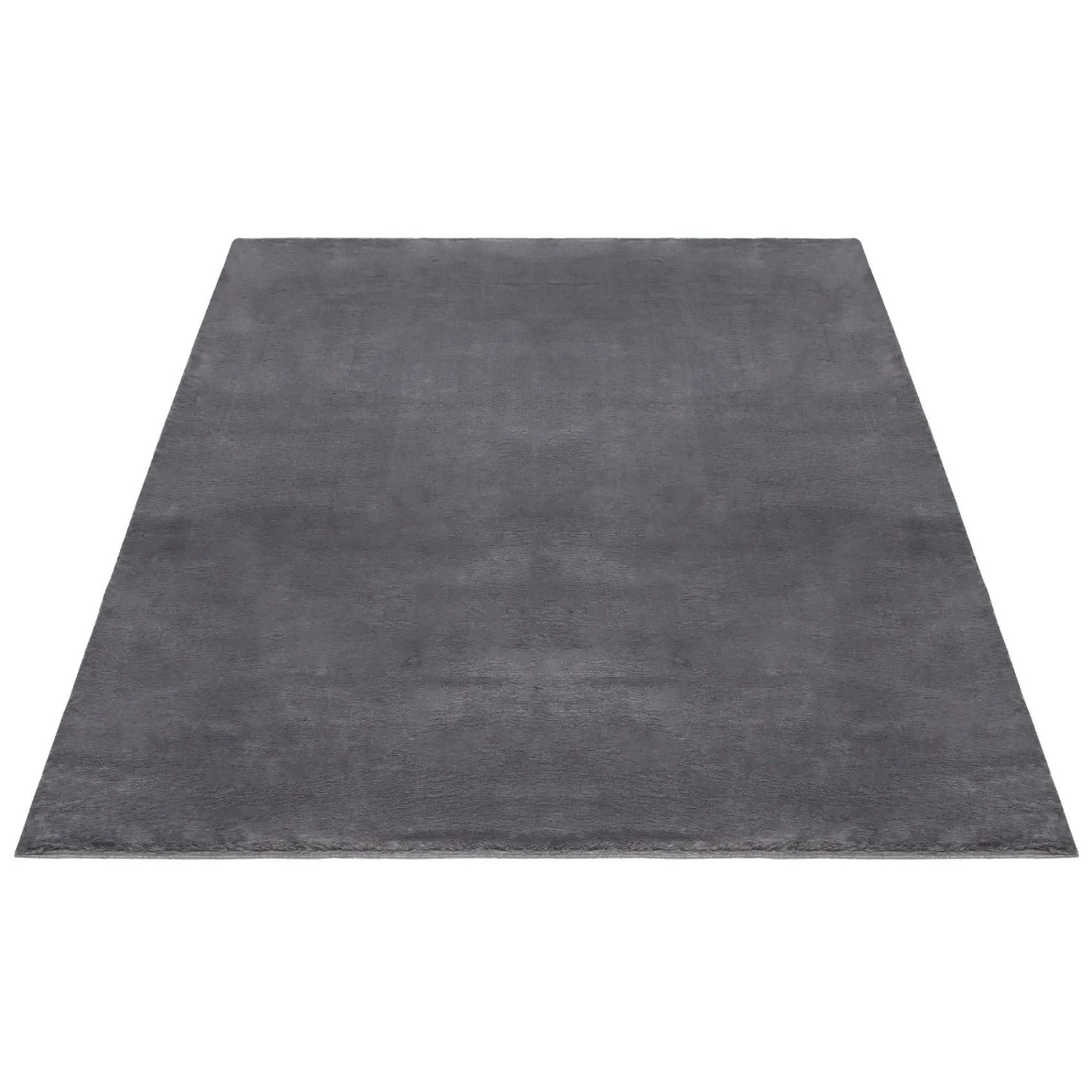 Floornovo Kurzflor Teppich Nr. 288 Grau Einfarbig 290 x 200 cm günstig online kaufen