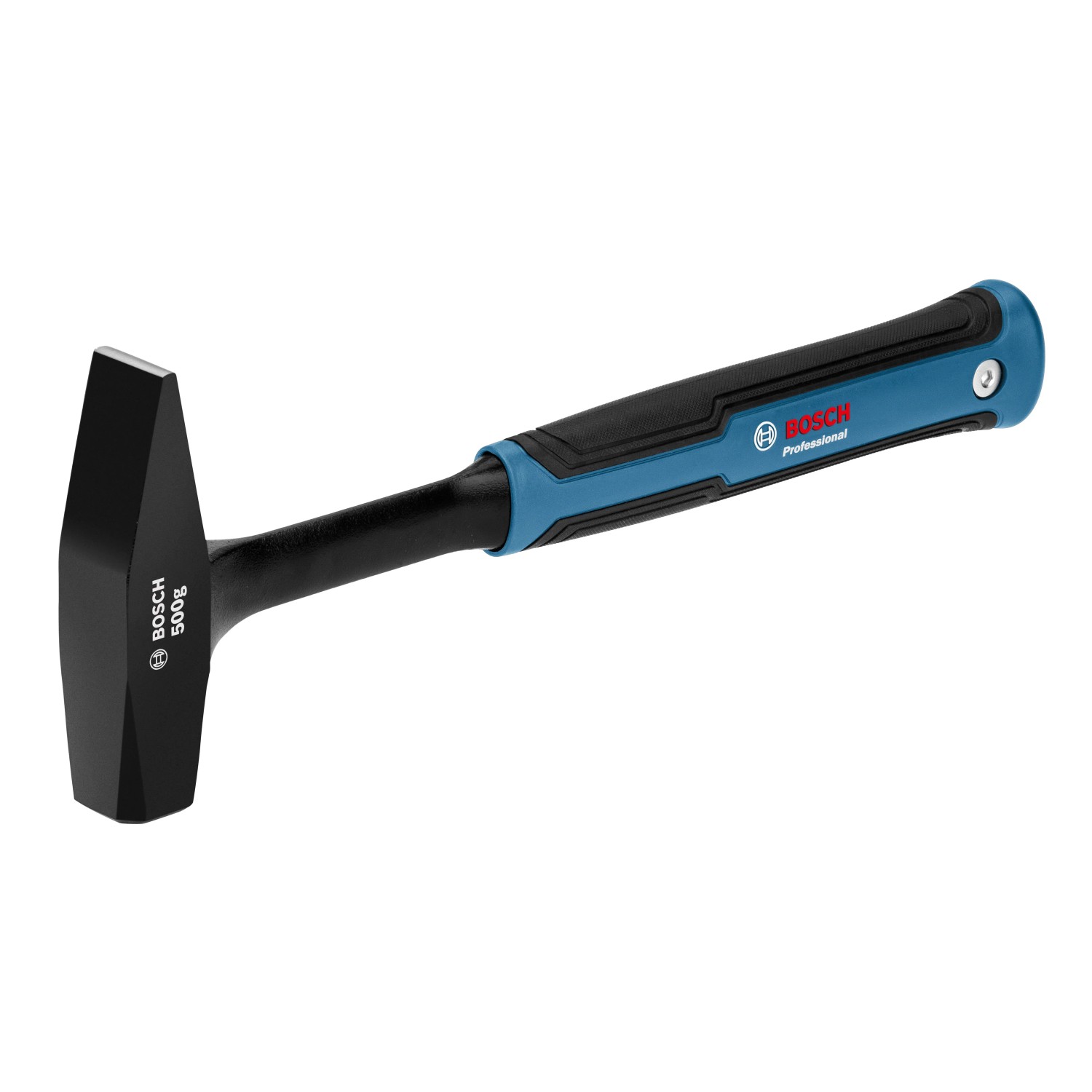 Bosch Professional Schlosserhammer, 500g, mit blau-schwarzem Griff. Teil des Werkzeugtaschen-Sets.