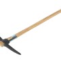 LUX Kreuzhacke Comfort mit Stiel (900 mm) für Bodenbearbeitung und zum Lösen von hartem Erdreich.