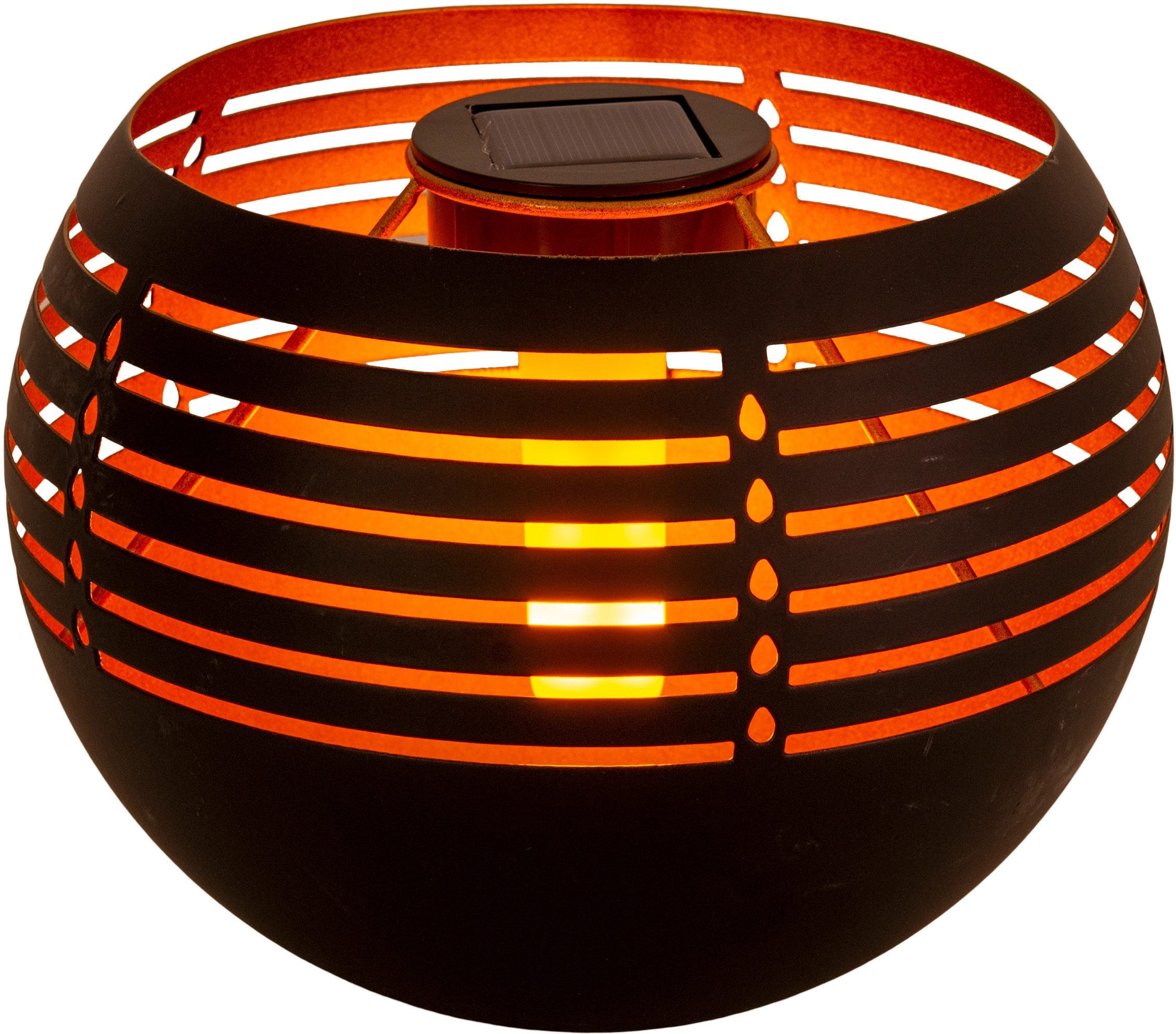 Näve LED Deko Solar Tischleuchte kaufen OBI Flammeneffekt bei mit 16 cm Warmweiß Lichtfarbe