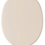 Sanilo WC-Sitz Bahamabeige aus Holz, stabiler Toilettendeckel in Beige.