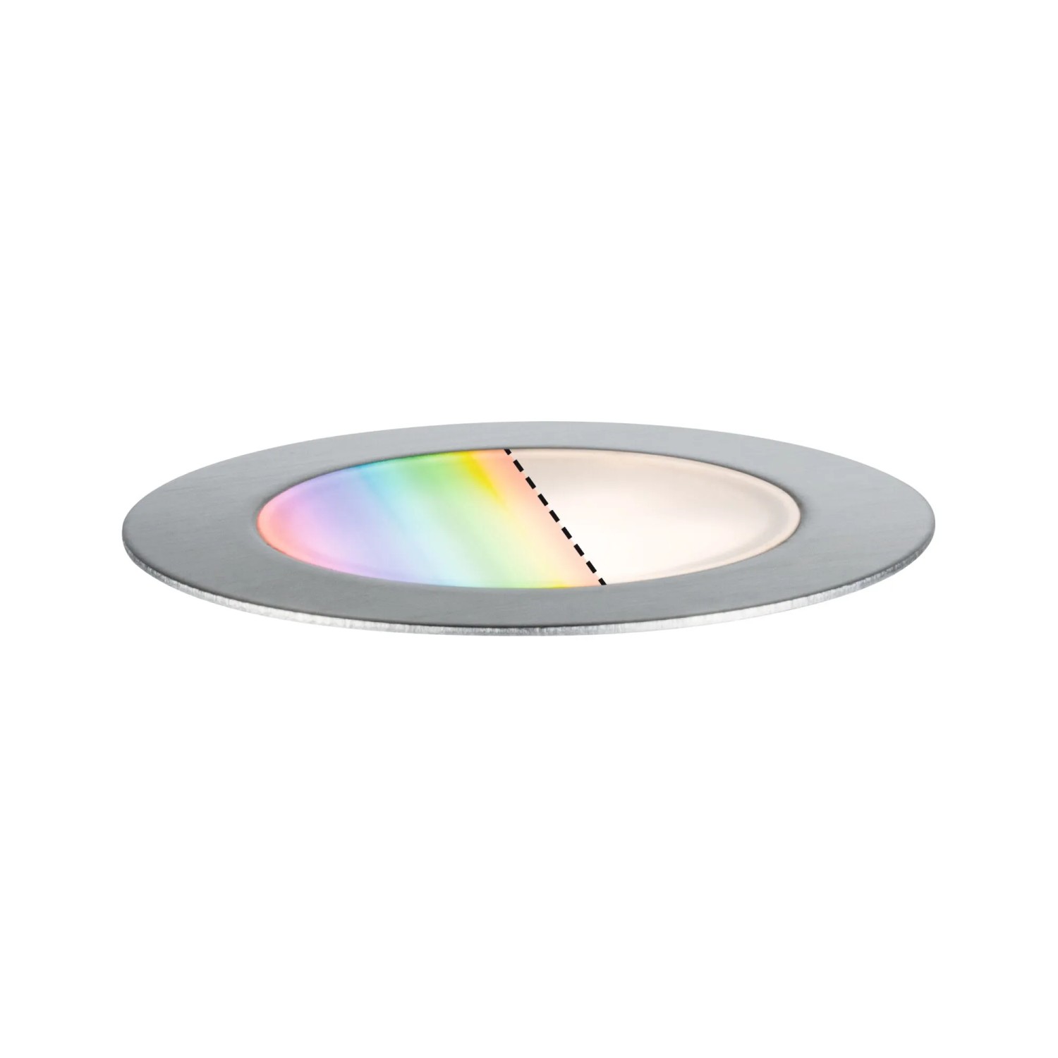 Paulmann Plug & Shine LED-Bodeneinbauleuchte, RGBW, dimmbar, für Außenbereiche.