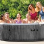 Intex Greywood Deluxe Whirlpool mit 6 Personen im Garten, Ø 216 cm.