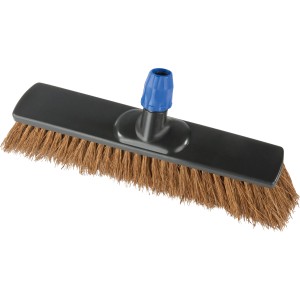 LUX Besenkopf Professional Kokos, 40 cm breit, für groben Schmutz im Außenbereich.