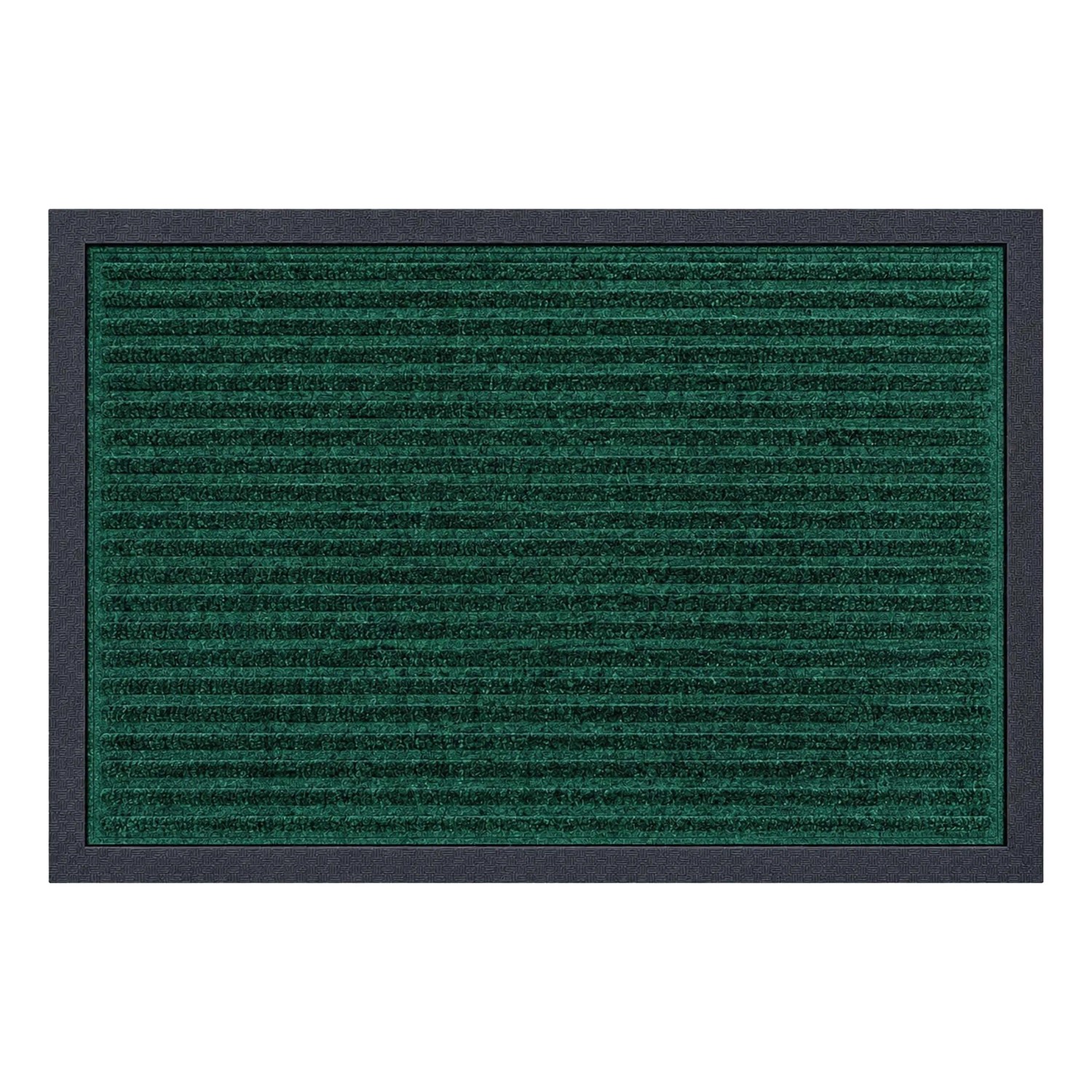 Relaxdays Fußmatte Polypropylen Grün Gerillt Rutschfest 60 cm x 40 cm x 1 cm 1,4 kg