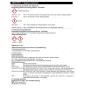 Gefahrstoffkennzeichnung: Ätzwirkung, Reizwirkung, Gesundheitsgefahren, Umweltschädlich.