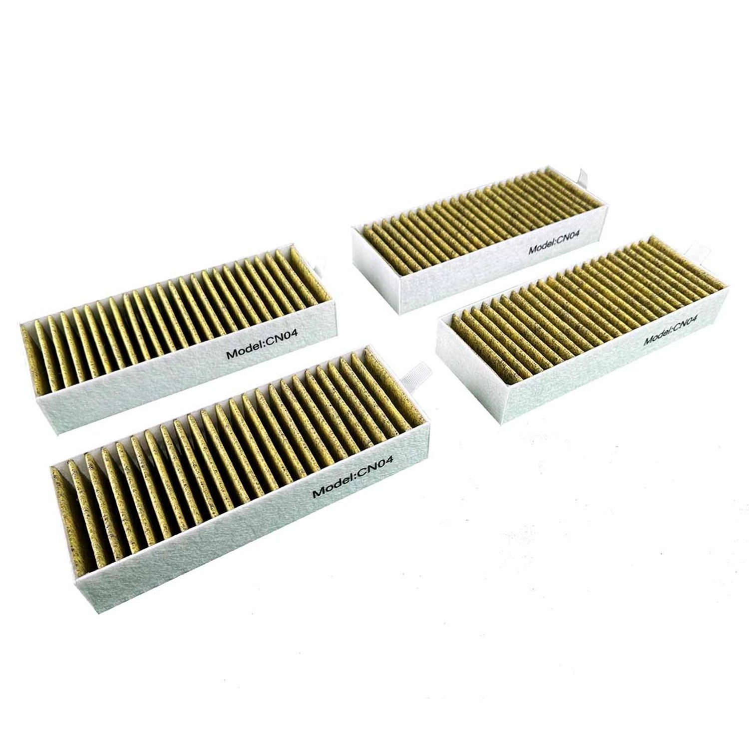 AIR2GO CleanAir Plus Aktivkohlefilter für Gaggenau Serie Vario 400 und Serie 200 4 Stück