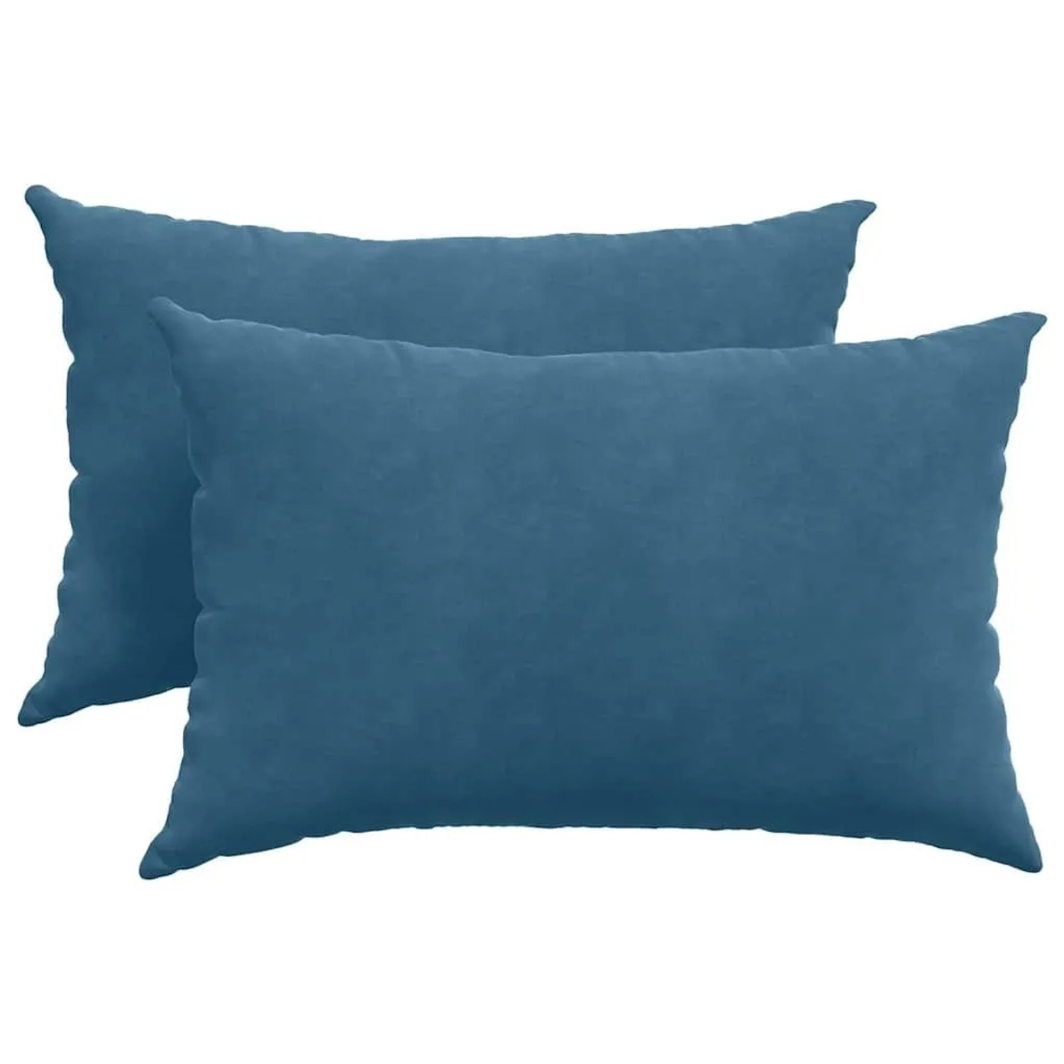 vidaXL Sofakissen 2 Stück Blau 60 x 40 cm Cordstoff 42013669