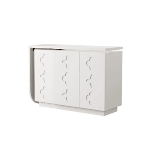 okwish Schreibtisch Eck Computertisch Drehbar Für Büro Wohnzimmer 110x40x75cm Weiß