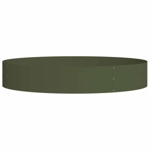 vidaXL Pflanzenring Olive Grün 120 x 120 x 20 cm Kaltgewalzter Stahl 873640