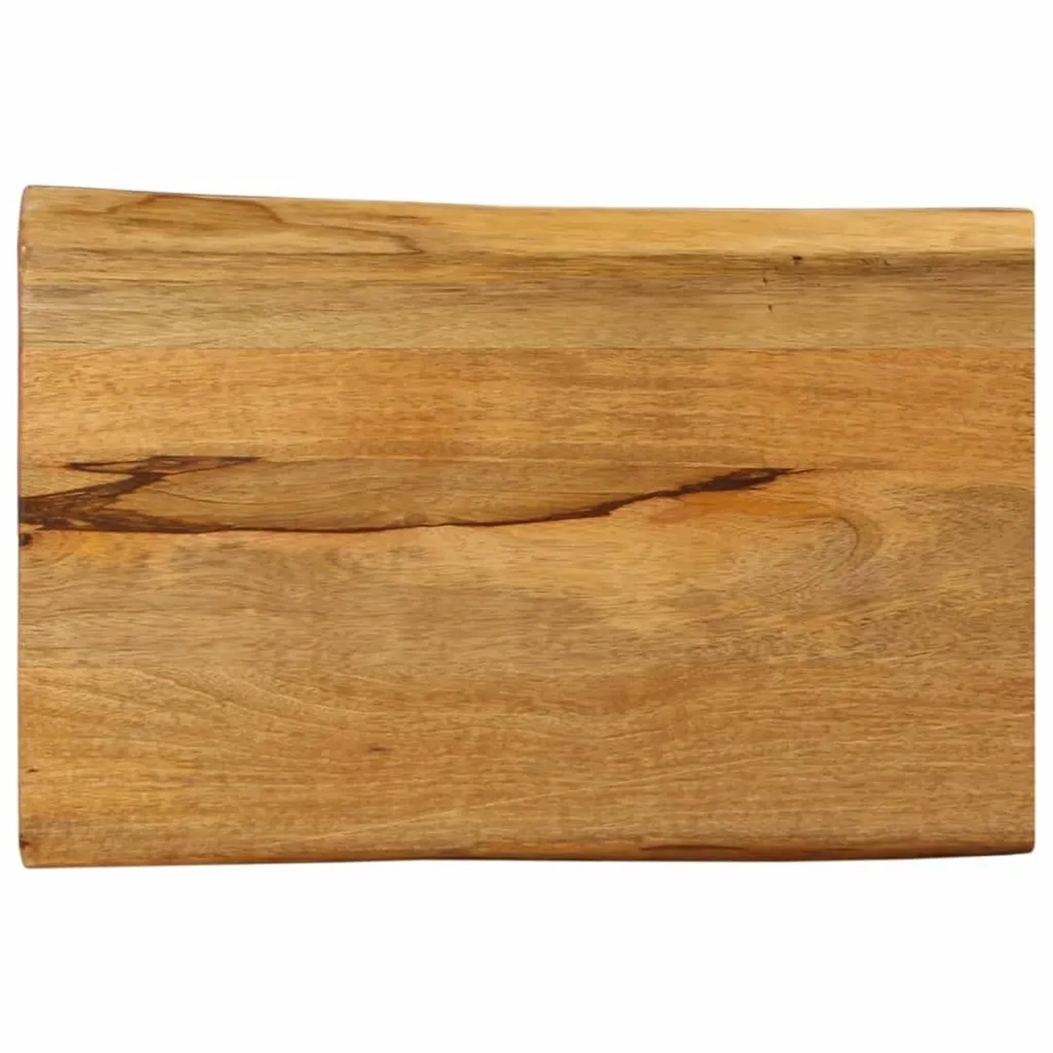 vidaXL Tischplatte mit Baumkante 60x40x3,8 cm Massivholz Mango 370776
