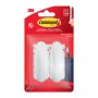 Command Designer Haken Set, mittelgroß, weiß, 6 Stück. Klebehaken für Küche und Bad.