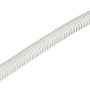 Flexibles, hellgraues Isolierrohr EN 20, 10 m Länge, geeignet für Aufputzmontage.