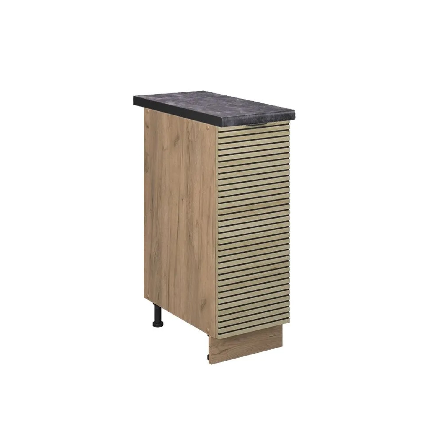 Vicco Apothekerschrank Fame-Line Eiche Paneel 30 x 82 AP Anthrazit Art Nr 51397