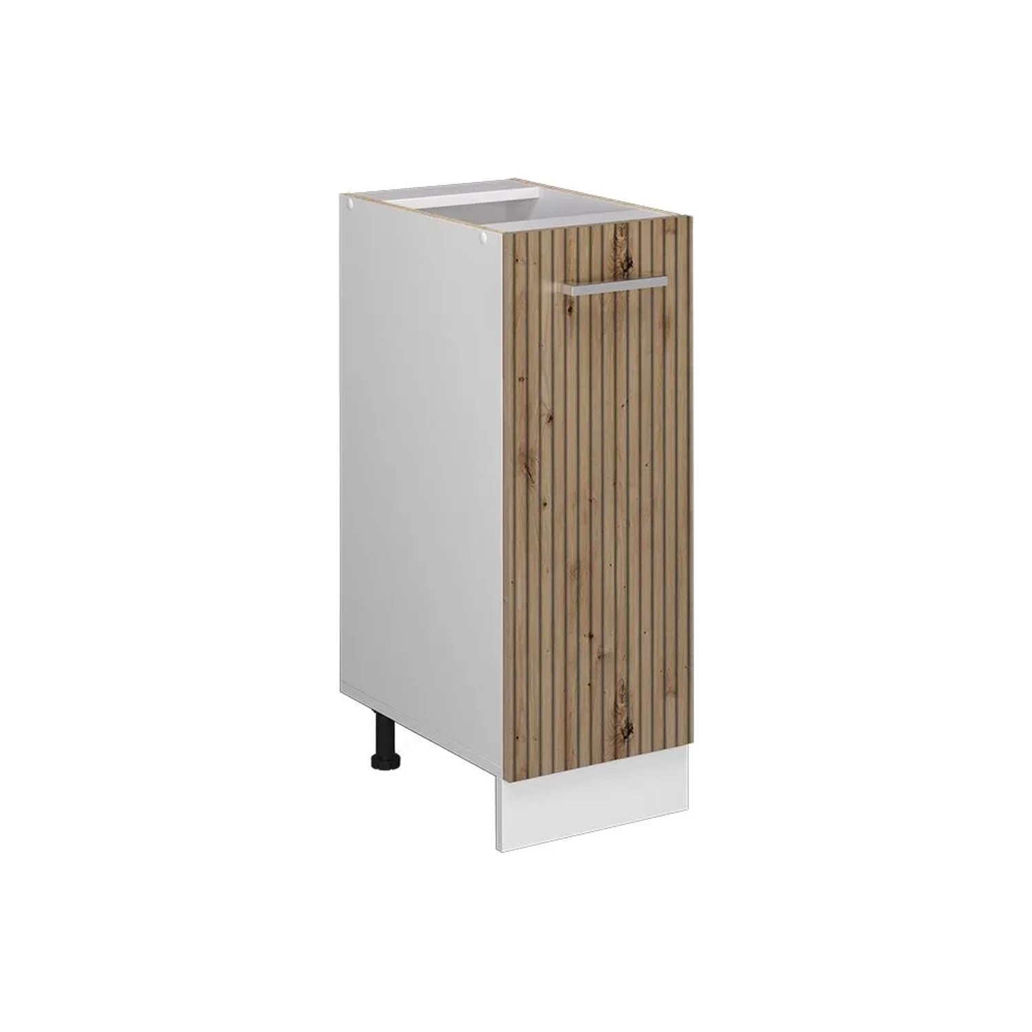 Vicco Apothekerschrank R-Line Artisan-Eiche Weiß 30 cm ohne Arbeitsplatte