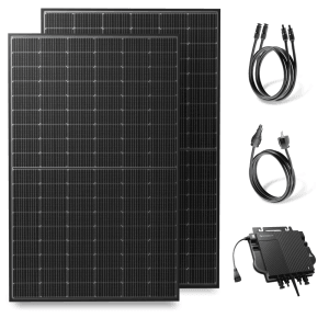 Solakon Balkonkraftwerk 900W 800W Solaranlage Steckerfertig Komplettset Photovoltaik Anlage 800W Kabellänge 10m