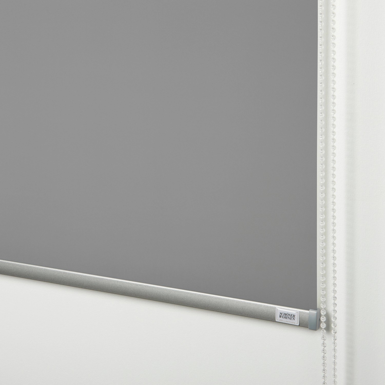 Schöner Wohnen Tageslicht-Rollo Tizia, 80x210 cm, anthrazit, für Fenster, blickdicht.
