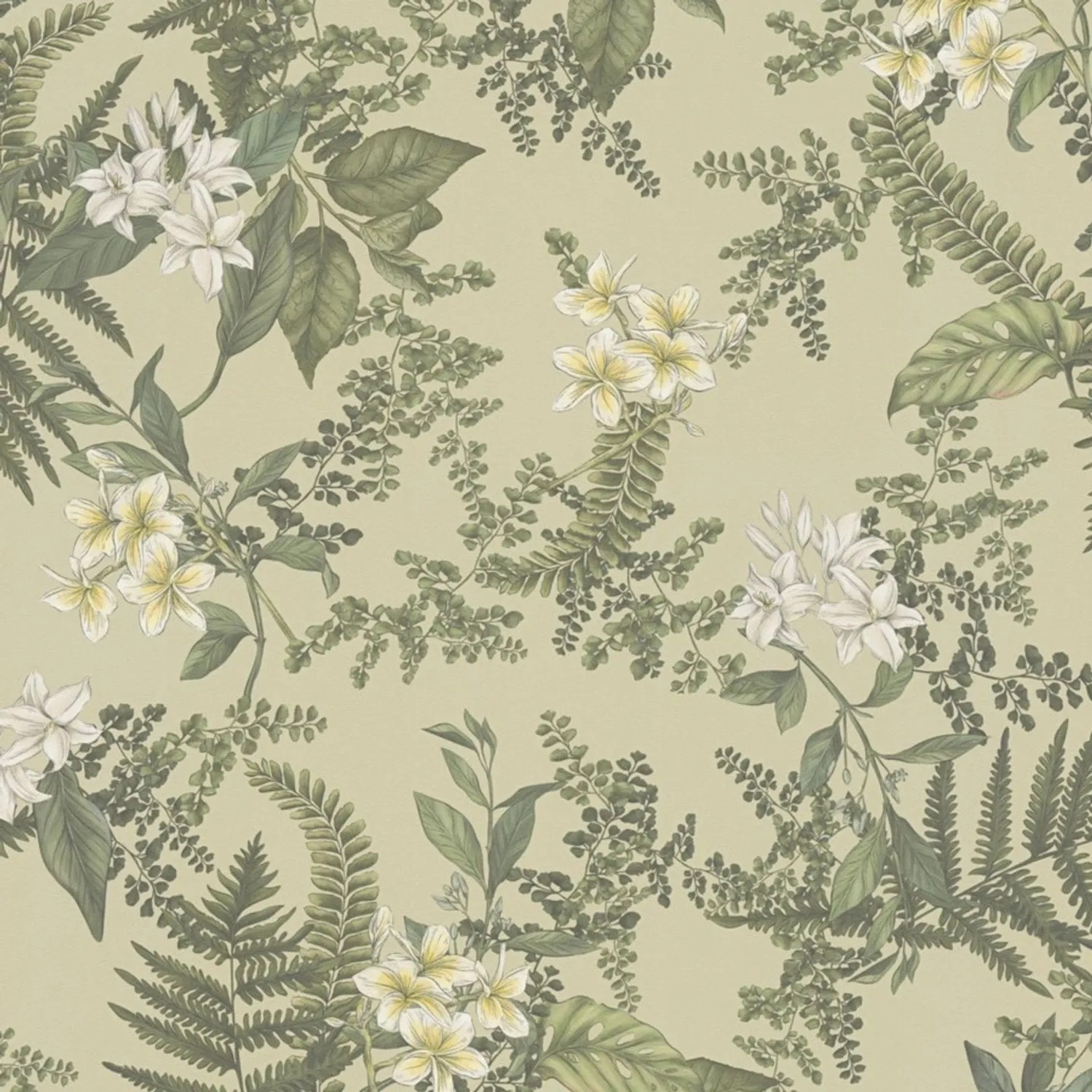 Tadessi Tapete Floral M1-No.4488 Vliestapete in Grün