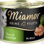 Miamor Katzen-Nassfutter Thunfisch & Gemüse, Feine Filets in Jelly, 185g Dose.