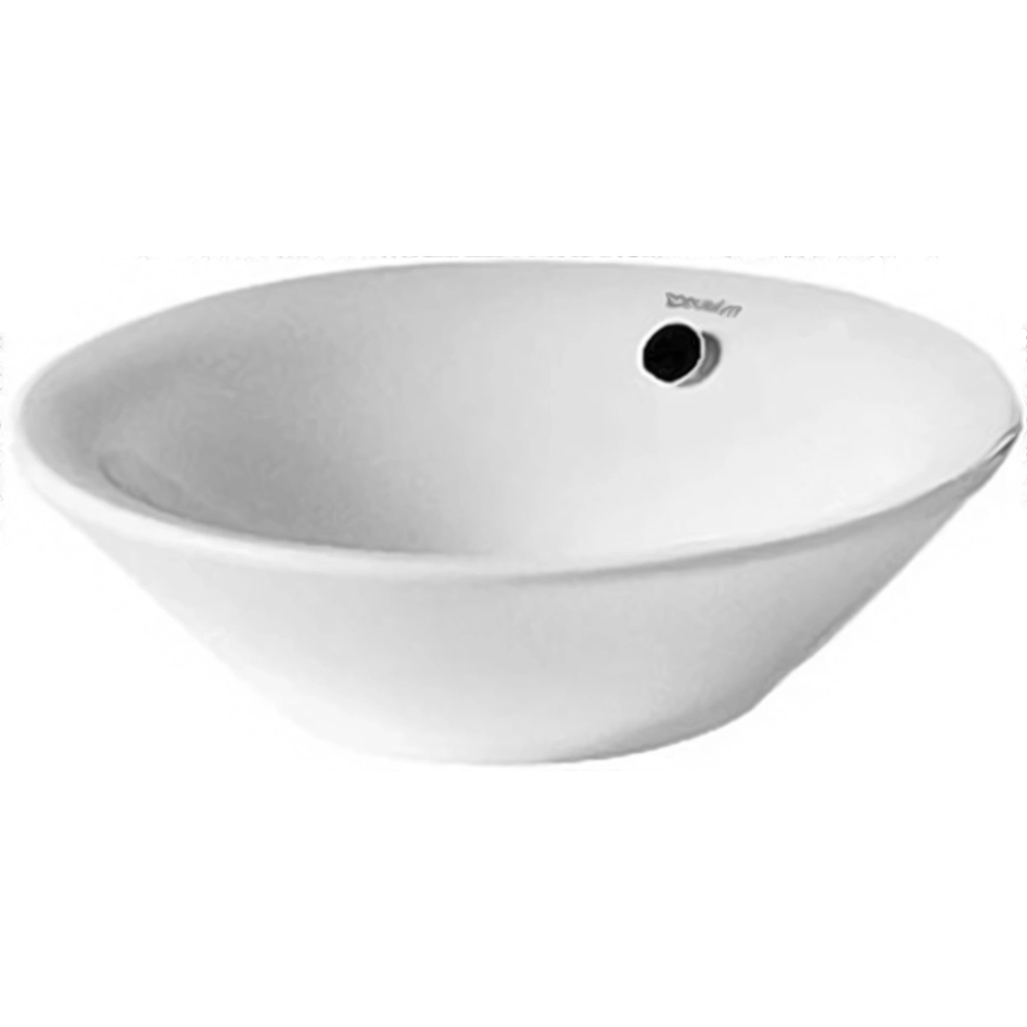 Duravit Aufsatzwaschbecken Starck 1 53 cm Weiß mit Überlauf