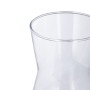 Relaxdays Blumenvase Glas Transparent 20 cm x 10,5 cm 350 g_5
