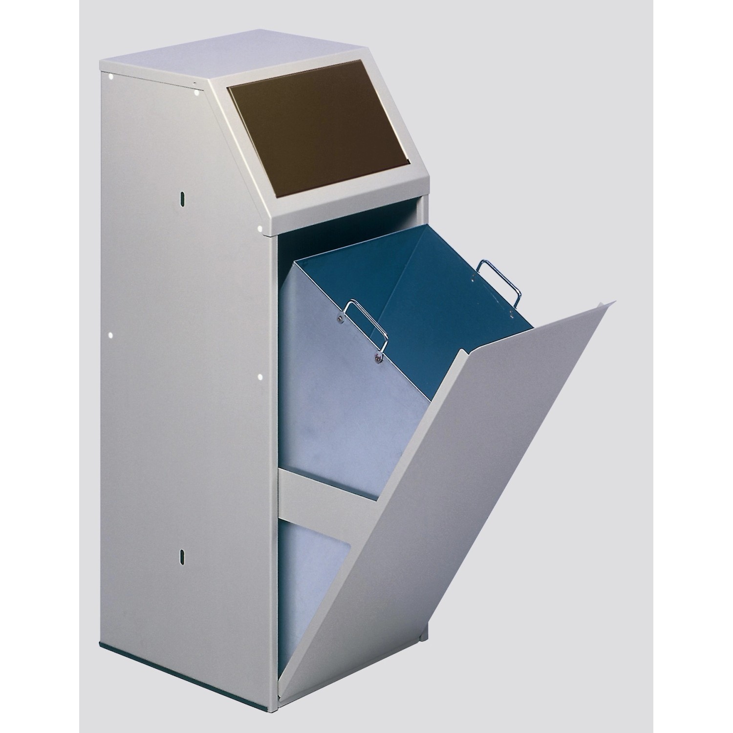 PROREGAL Robuster Wertstoffsammler Mit Einwurfklappe Für Biomüll Stationär  günstig online kaufen