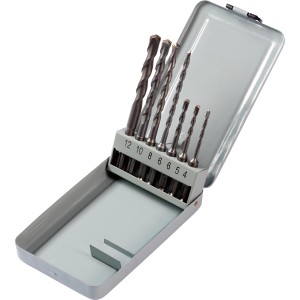 LUX Betonbohrer-Set Comfort SDS-Plus, 7-teilig im Metallkoffer.