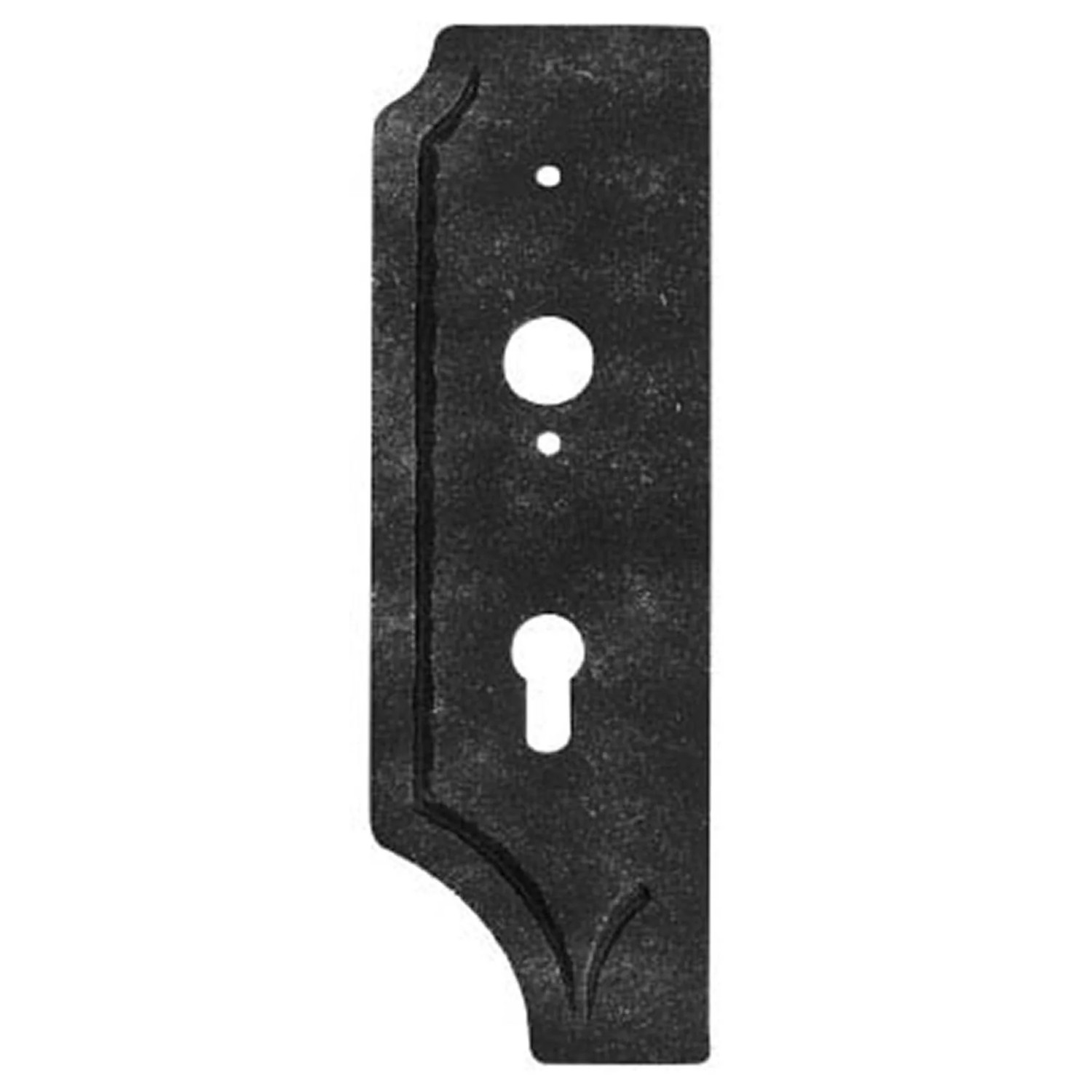 FeNau Schlossplatte Links Maße 85x260x4 mm Dornmaß 40 mm Stahl S235JR Roh