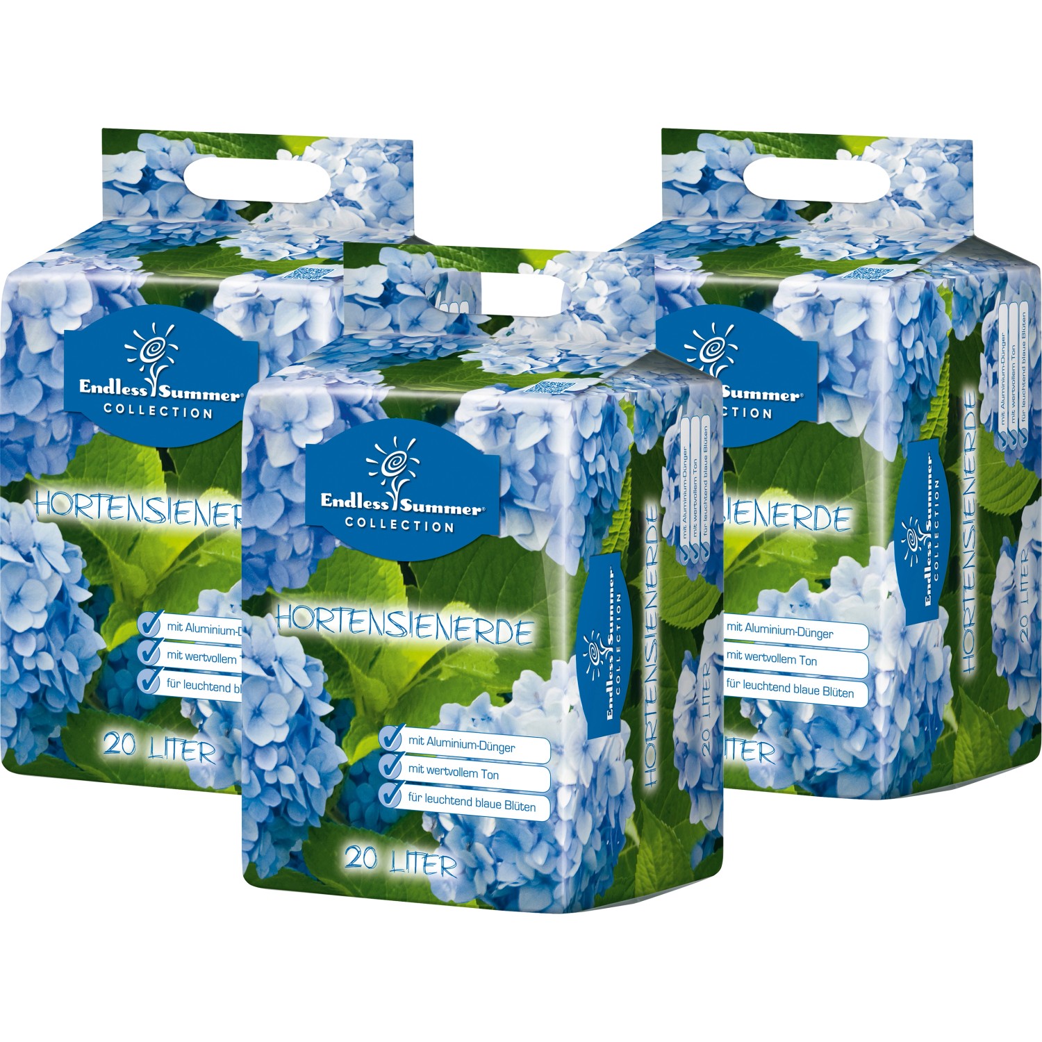 Endless Summer Hortensienerde Blau 3 x 20 l