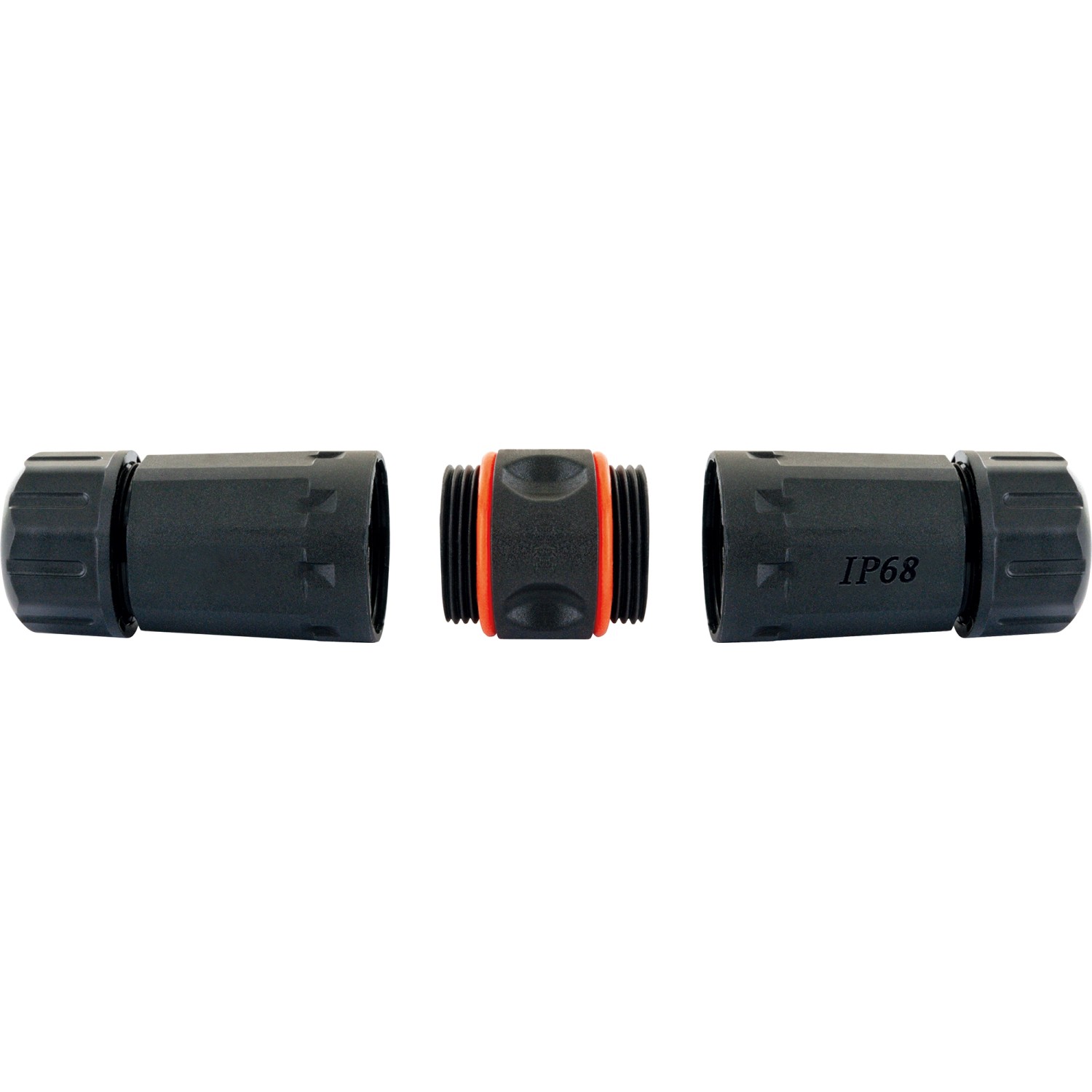 Schwaiger Netzwerkverbinder CAT 6A Outdoor Schwarz