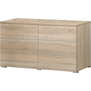 Eheim Aquarium-Unterschrank Proxima 325 Eiche FSC®, Unterschrank mit sechs grifflosen Türen in Holzoptik.