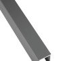 GartenLand Abschlussprofil Ameland & Shadowline, Aluminium, anthrazit, für Zaunbau & Sichtschutz.