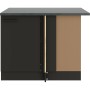 OPTIFIT Madrid420 Eckunterschrank, 110 cm, Anthrazit Matt, mit Arbeitsplatte.