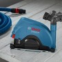 Bosch Professional GDE 230 FC-S Staubabsaugung für Winkelschleifer mit Absaugschlauch.