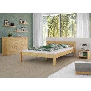 Erst-Holz Ehebett Doppelbett Holzbett 160 x 200 cm Kiefer Massiv Modell 38 ohne Zubehör