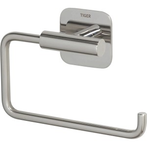 Tiger Colar Toilettenpapierhalter aus poliertem Edelstahl, selbstklebend.