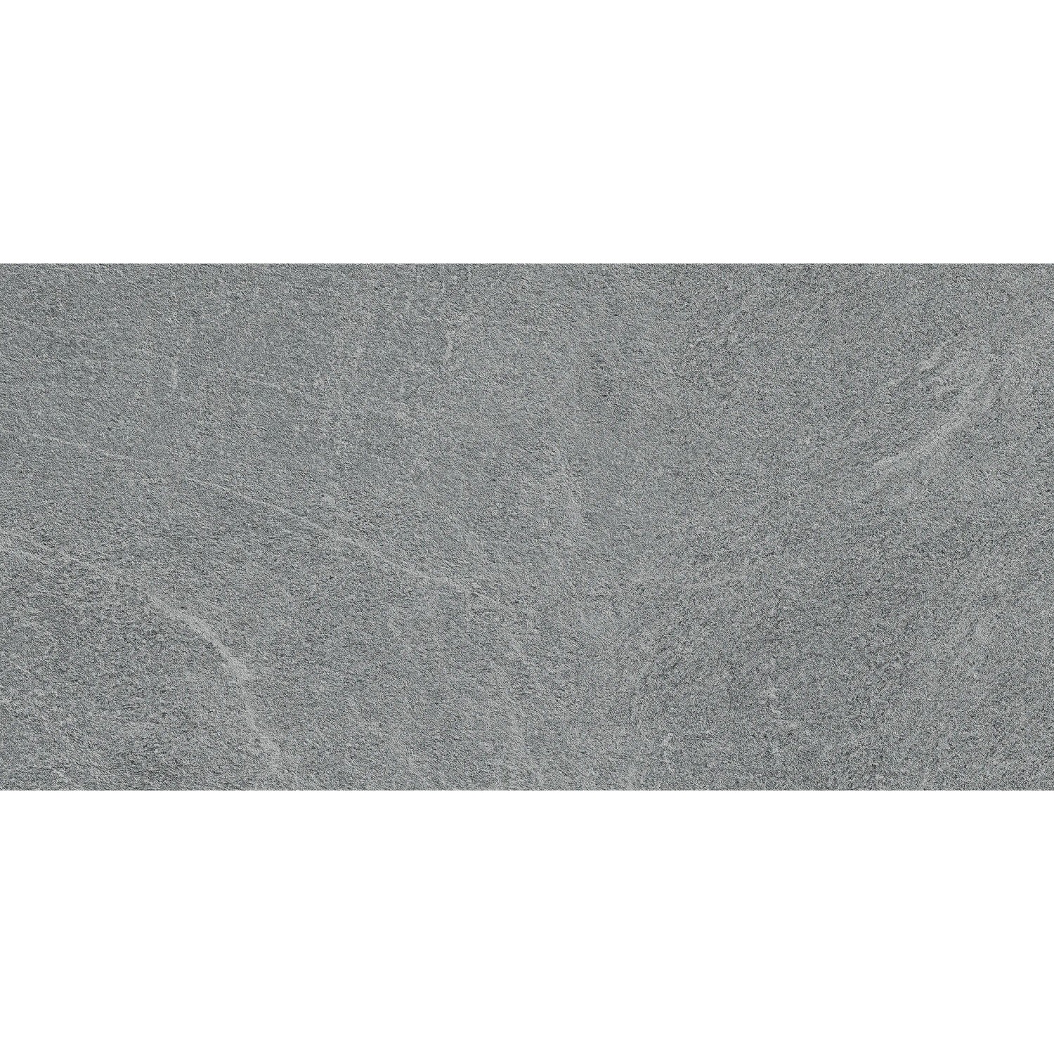 Terrassenplatte Feinsteinzeug Vero 2.0 in Steinoptik Grau, 50x100 cm.