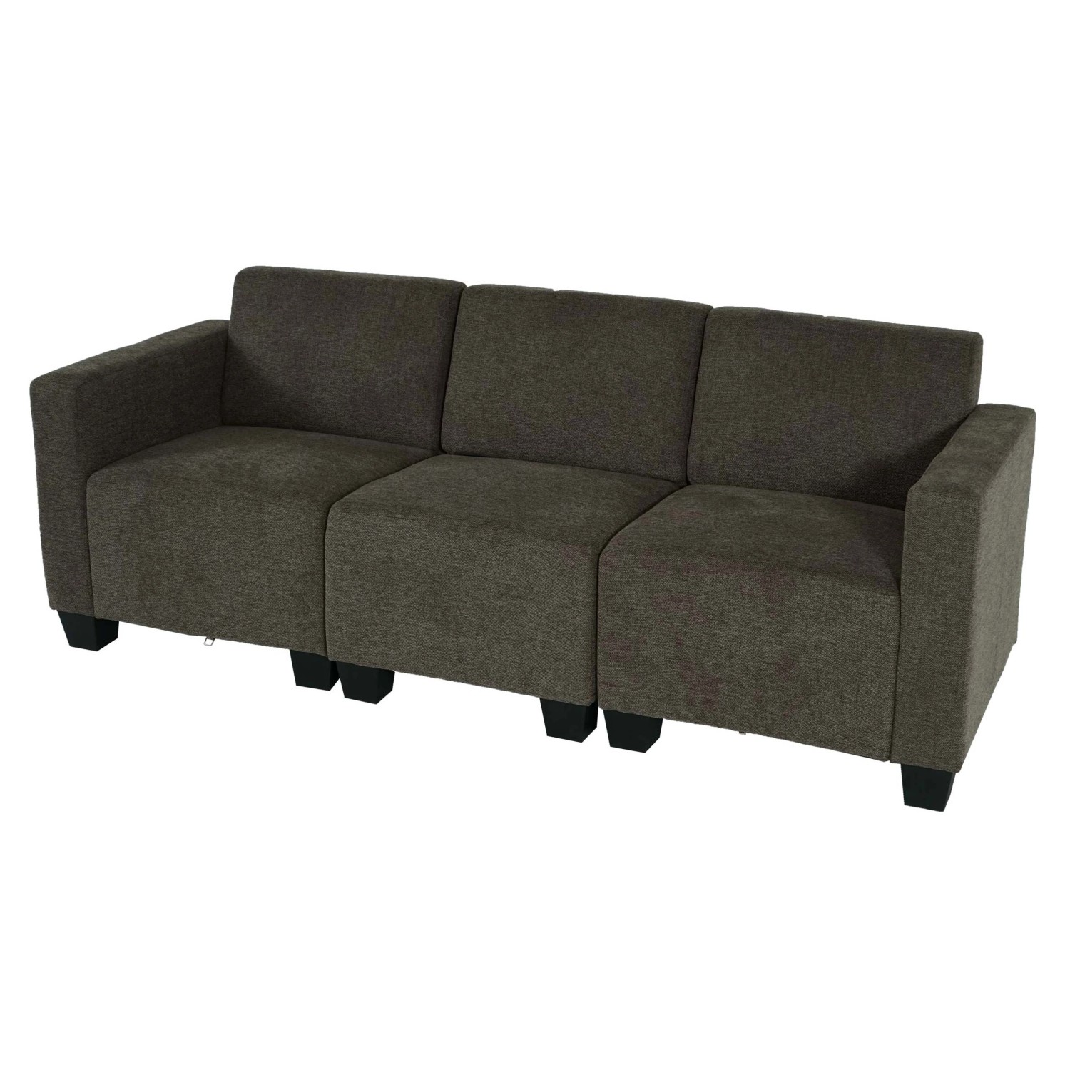 MCW Modular 3-Sitzer Sofa Couch Moncalieri Braun günstig online kaufen
