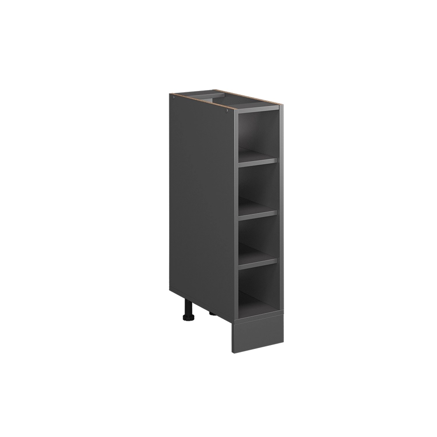 Vicco Küchenregal R-Line Anthrazit/Anthrazit 20 cm ohne Arbeitsplatte