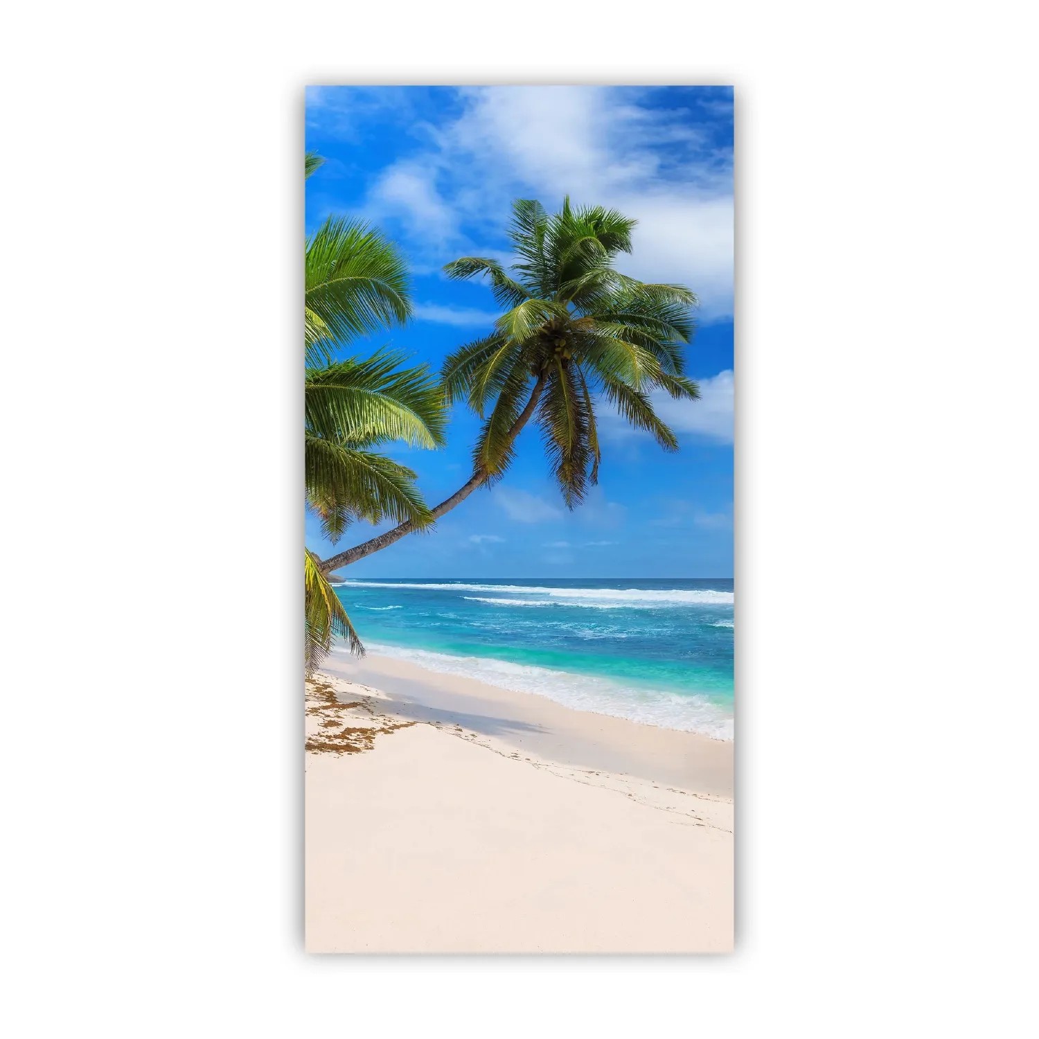 Walllux Duschrückwand Paradies Strand Alu-Verbund 3 mm 125 x 255 cm