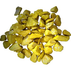 Gelbes Colomi Orchideengranulat (1 l) für optimales Wurzelwachstum.