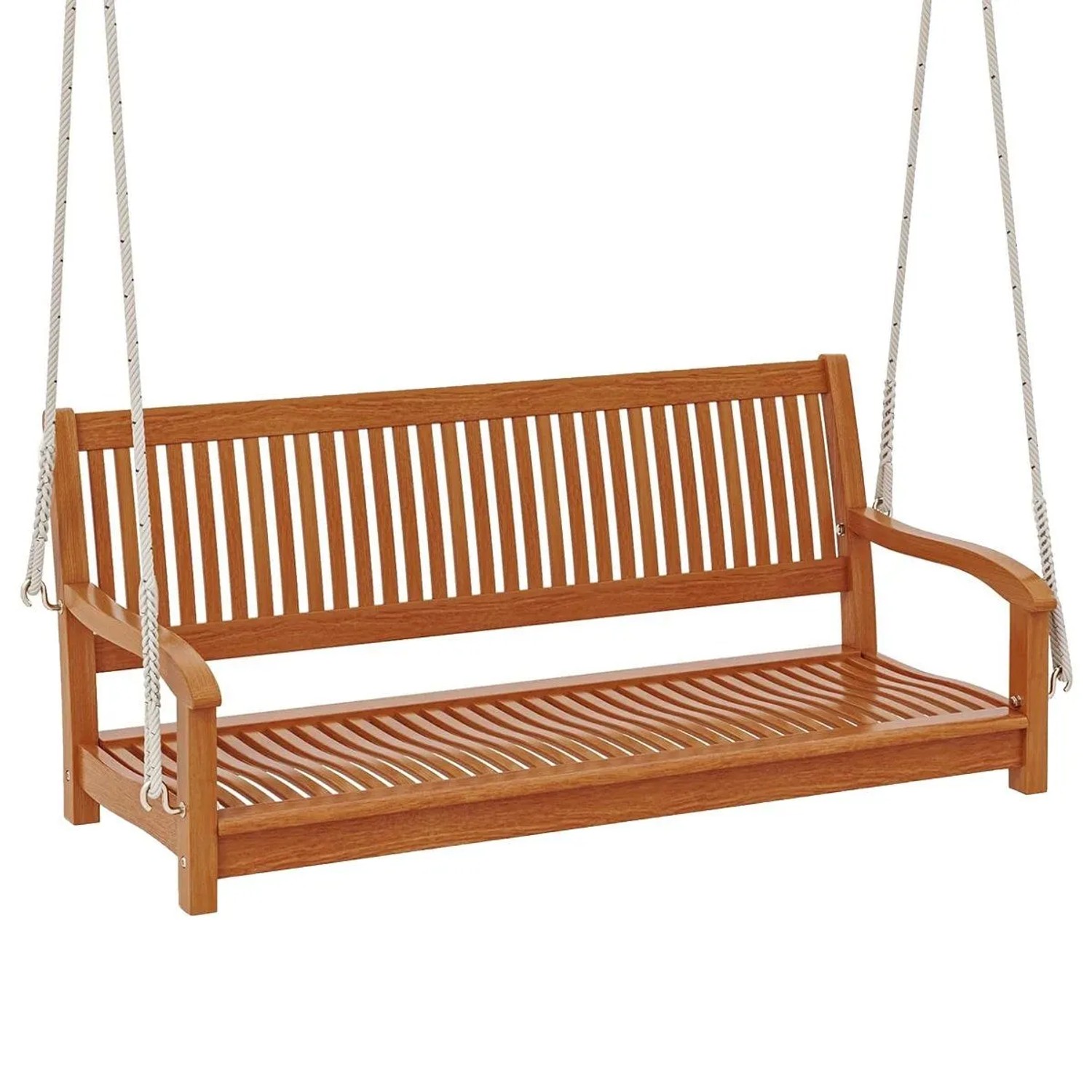 Costway Schaukelbank 2-Sitzer Veranda-Schaukel Bis 360 kg Belastbar