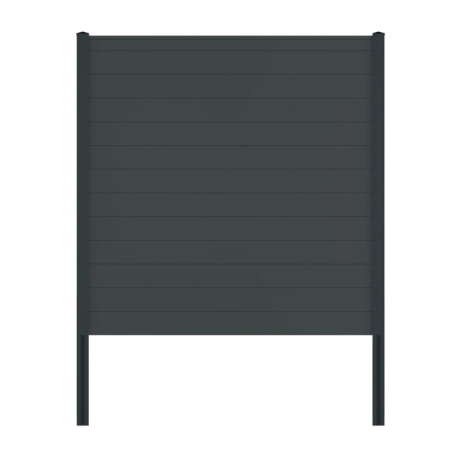 Vidual Sichtschutzzaun Snap 140 Anthrazit 1,8 m x 15,99 m