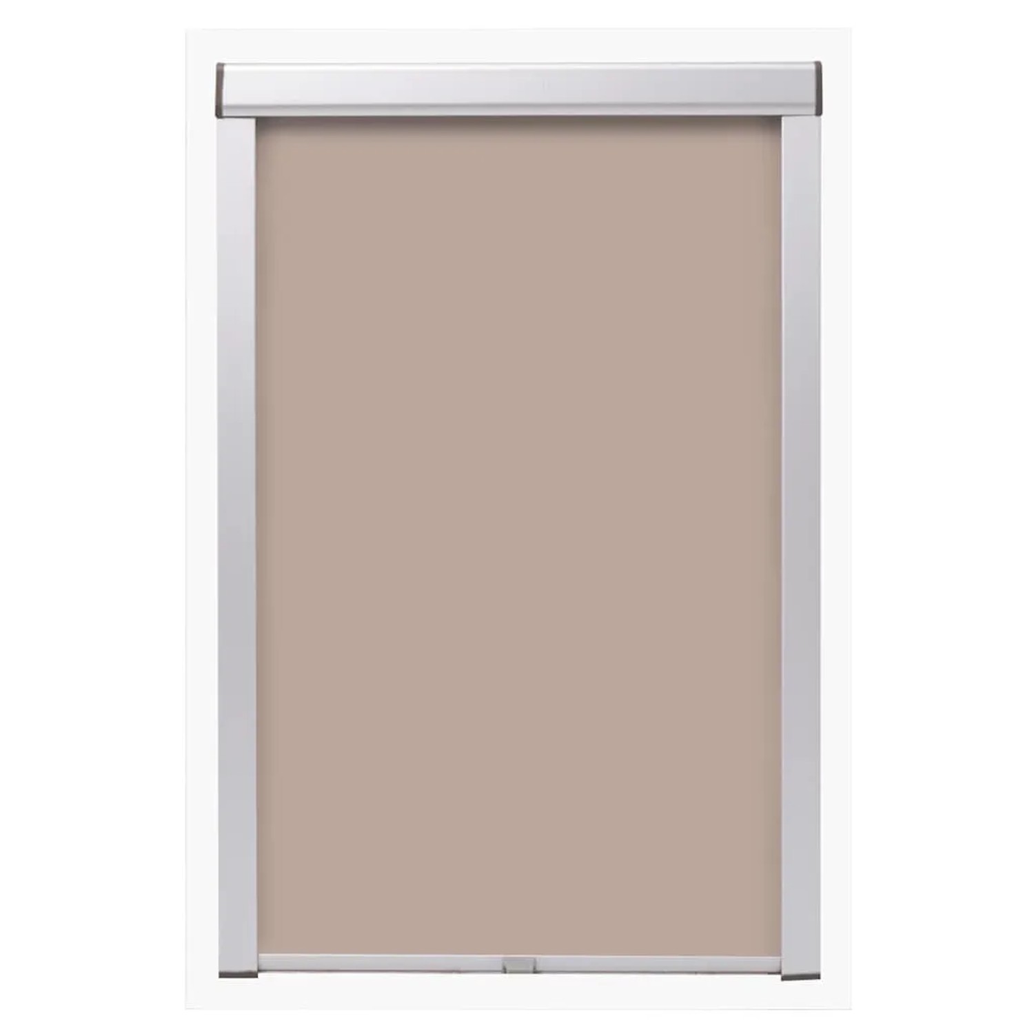 Beige Verdunkelungsrollo SK08 für Velux Fenster, geeignet für Dachfenster. Sichtschutz und Abdunklung für Ihr Zuhause.
