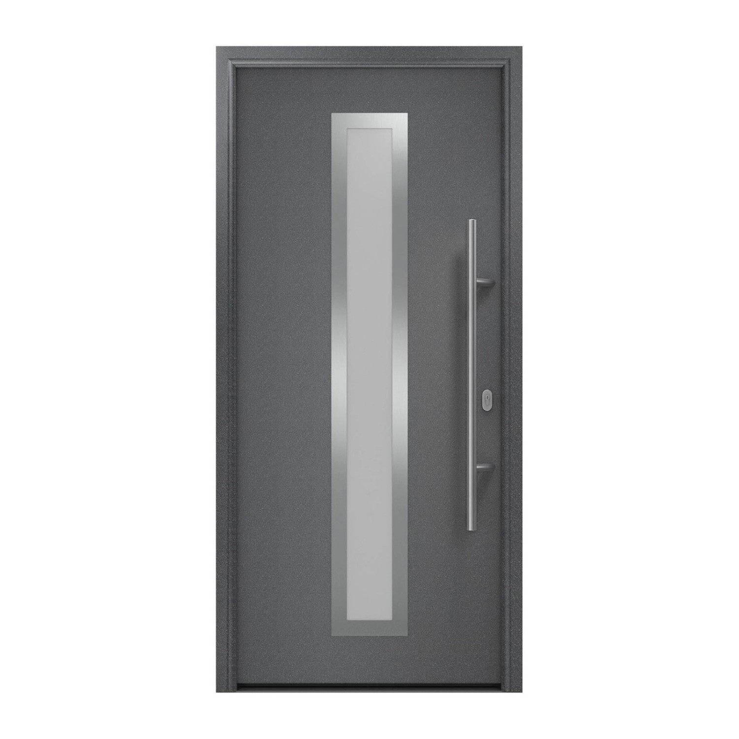 EcoStar Haustür Isopro IP 700S Anthrazitmetallic 110 cm x 210 cm DIN R günstig online kaufen